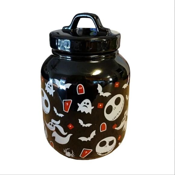 The Nightmare Before Christmas 9" Jack Zero Ceramic Food Canister with Lid NWT - Picture 8 of 16